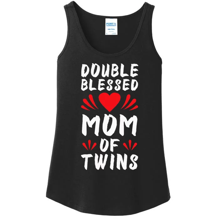 Funny Mom Of Twins Mother Of Twins Ladies Essential Tank