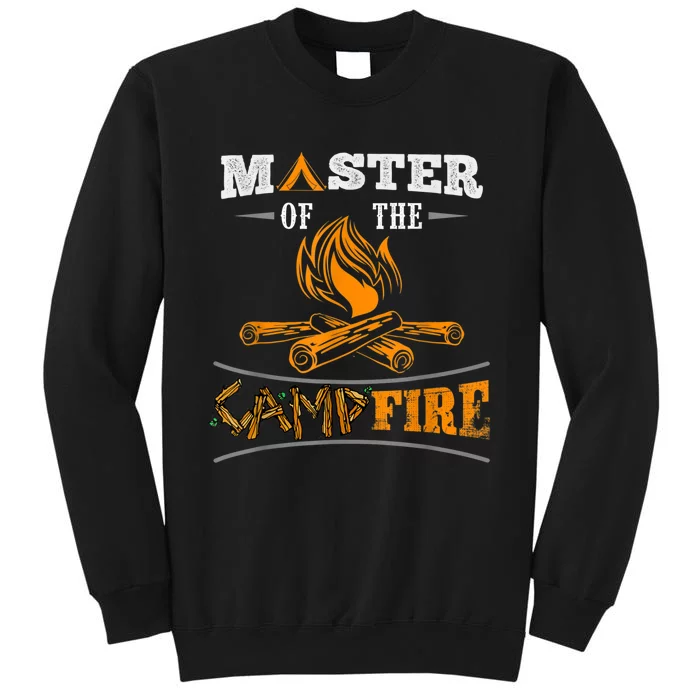 Funny Master Of The Campfire Men Women Campers Sweatshirt