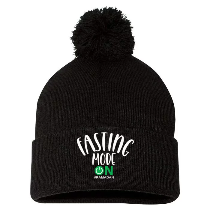 Fasting Mode On Ramadan Islamic fasting Pom Pom 12in Knit Beanie