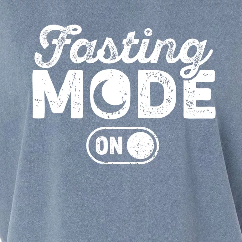 Fasting Mode On Cool Ramadan Karim Design Gift Garment-Dyed Women's Muscle Tee