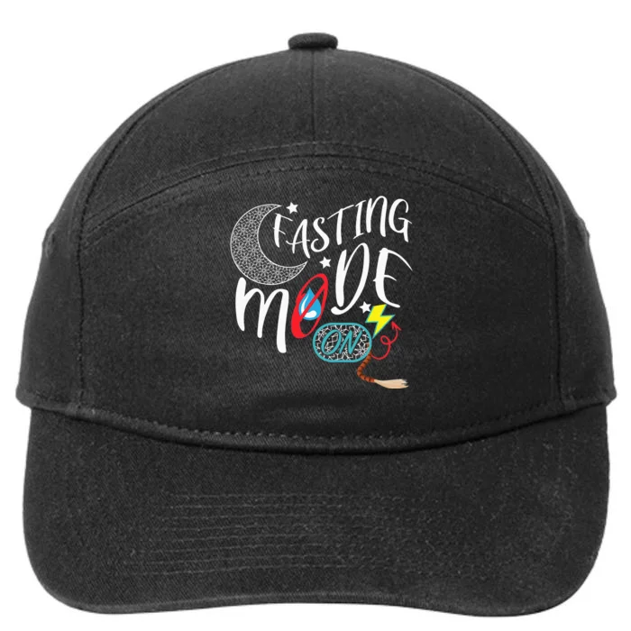 Fasting Mode On Ramadan Weight Loss and Fasting 7-Panel Snapback Hat