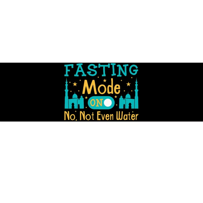 Fasting mode onRamadan kareemRramadan mubarak Fasting mode Bumper Sticker