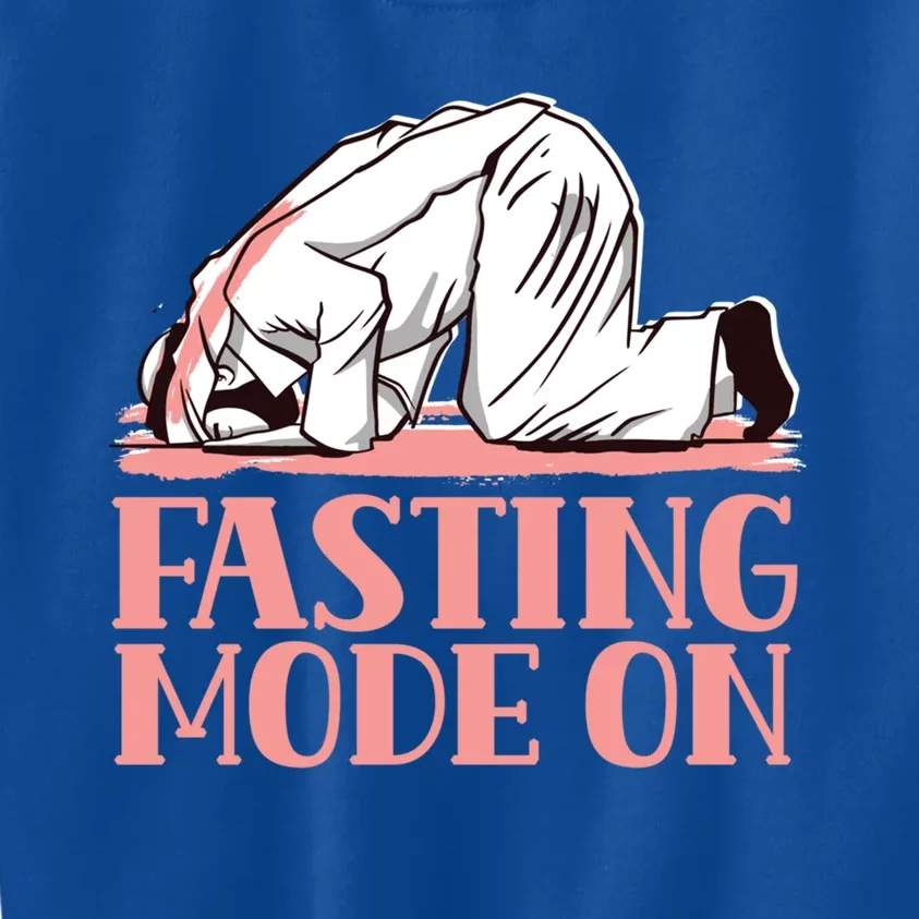 Fasting Mode On Mubarak Eid Ramadan Kareem Muslim Gift Kids Sweatshirt