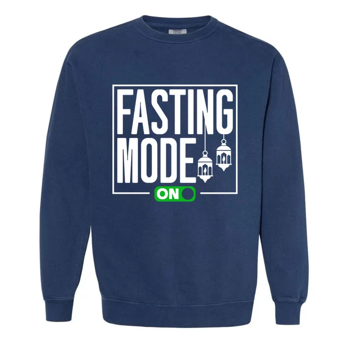 Fasting Mode On Muslim Ramadan Kareem Eid Mubarak Gift Garment-Dyed Sweatshirt