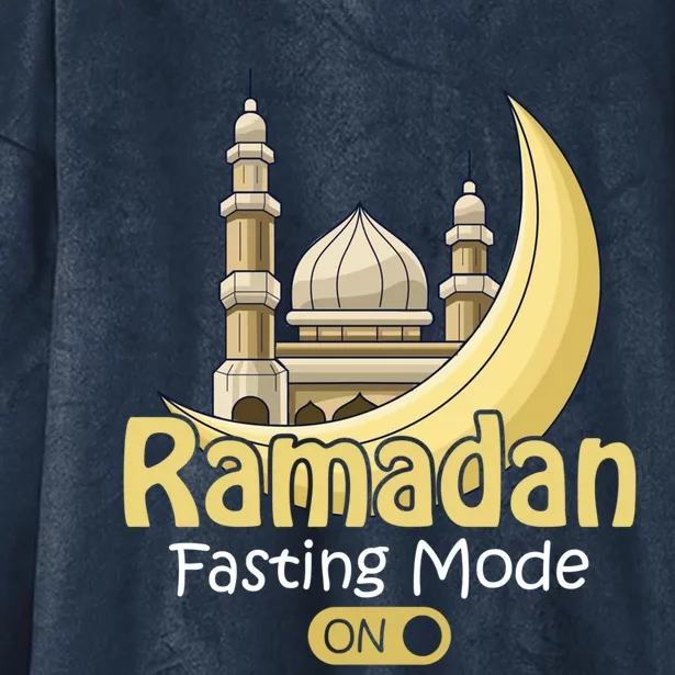 Fasting Mode On Ramadan Kareem Cool Islamic Gift Idea Gift Hooded Wearable Blanket