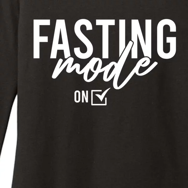 Fasting Mode On Ramadan Muslim Islamic Gift Womens CVC Long Sleeve Shirt