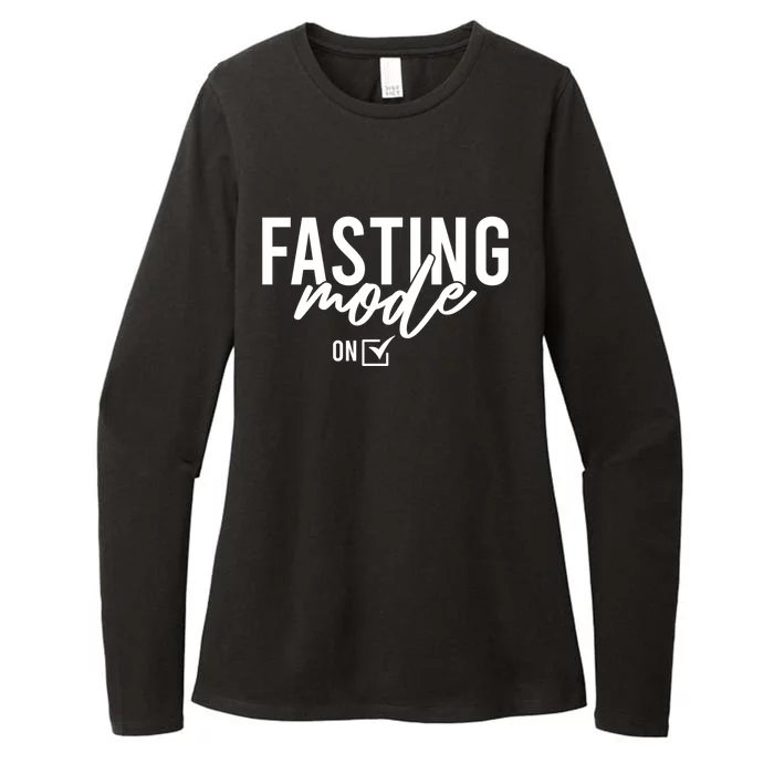 Fasting Mode On Ramadan Muslim Islamic Gift Womens CVC Long Sleeve Shirt