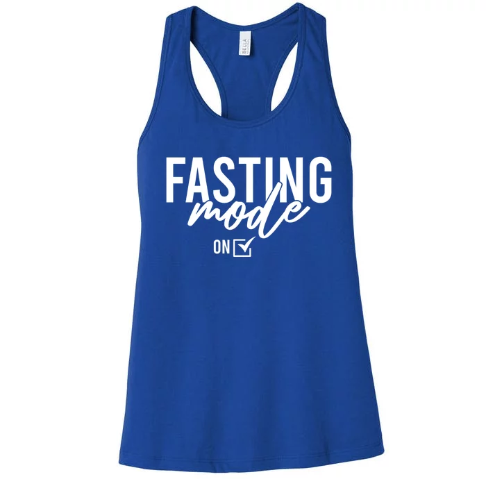 Fasting Mode On Ramadan Muslim Islamic Gift Women's Racerback Tank