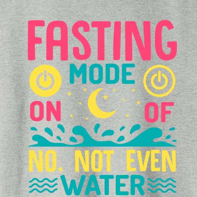 Fasting Mode On Ramadan Weight Loss And Fasting Gift Women's Crop Top Tee