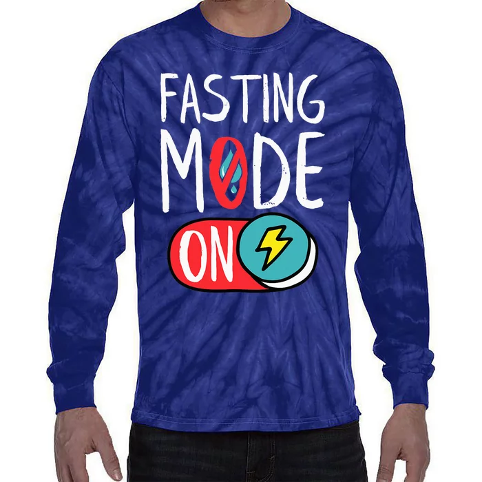 Fasting Mode On Ramadan Weight Loss And Fasting Tie-Dye Long Sleeve Shirt