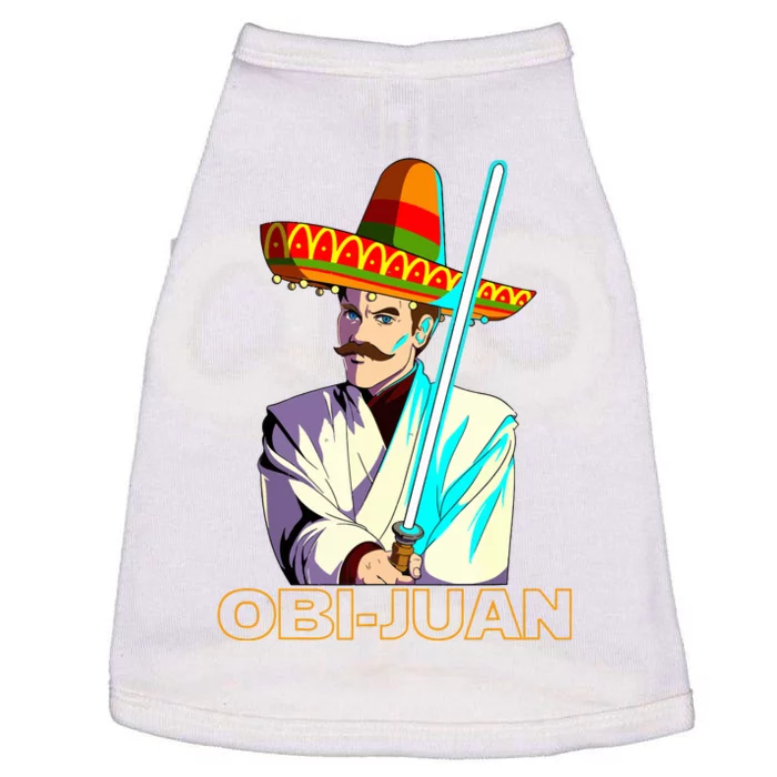 Funny Mexican Obi Juan Movie Parody Nerd Cinco De Mayo Gift Doggie Tank