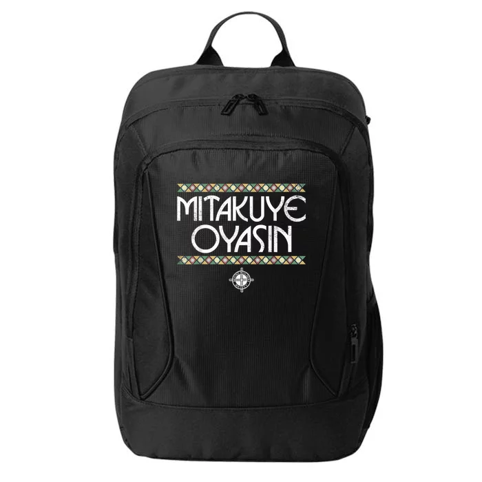 Funny Matikuye Oyasin Native American Indian Saying Funny Native American Shirt City Backpack