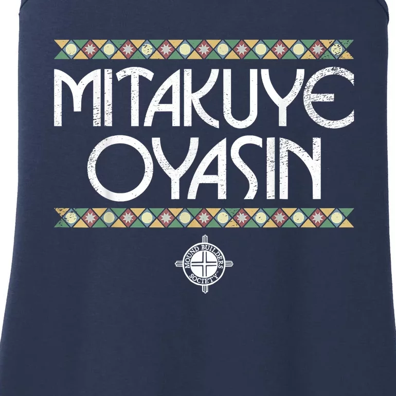 Funny Matikuye Oyasin Native American Indian Saying Funny Native American Shirt Ladies Essential Tank