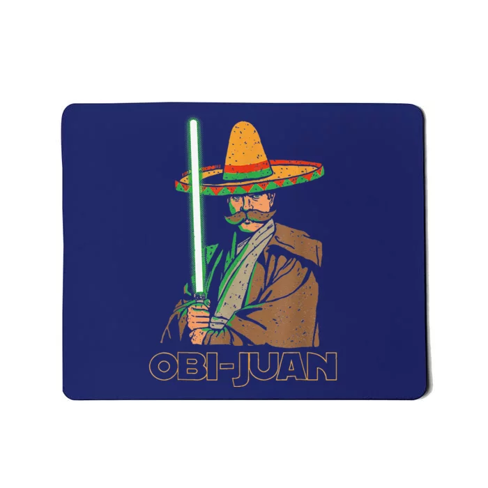 Funny Mexican Obi Juan Movie Parody Nerd Cinco De Mayo Gift Mousepad