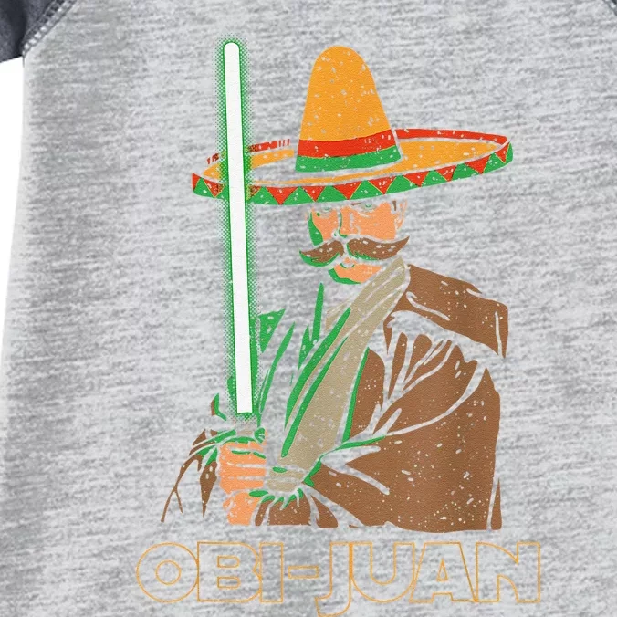 Funny Mexican Obi Juan Movie Parody Nerd Cinco De Mayo Gift Infant Baby Jersey Bodysuit