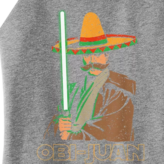 Funny Mexican Obi Juan Movie Parody Nerd Cinco De Mayo Gift Women’s Perfect Tri Rocker Tank