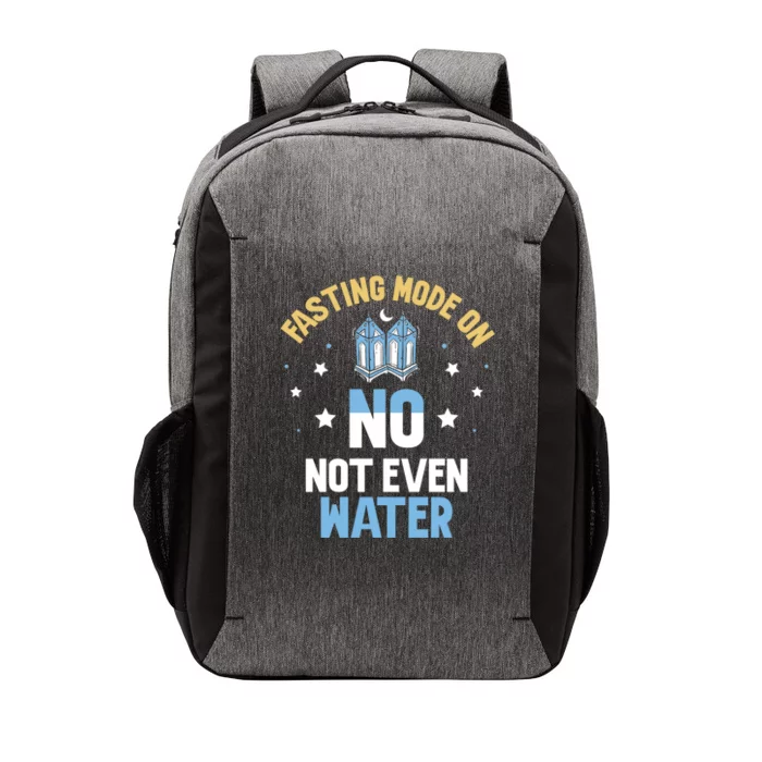 Fasting Mode On No Not Even Water Ramadan Mubarak Eid Gift Vector Backpack