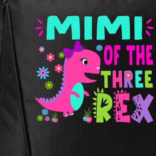 Funny Mimi Of The Birthday Three Rex Dinosaur City Backpack