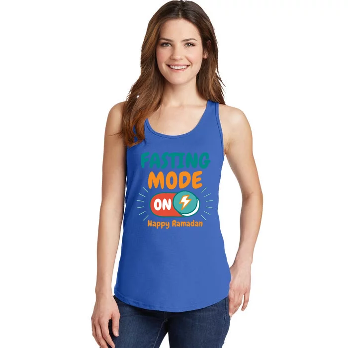 Fasting Mode On Happy Ramadan Fasting Ramadan Gift Ladies Essential Tank