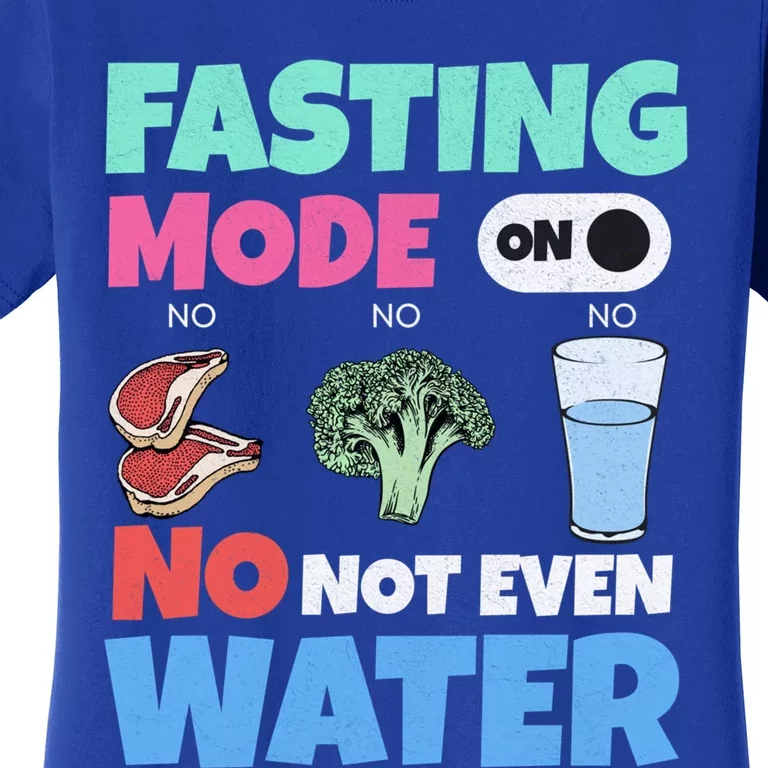 Fasting Mode On Not Even Water Ramadan Funny Gift Women's T-Shirt