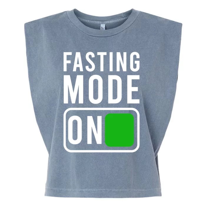 Fasting Mode On Ramadan Gift Garment-Dyed Women's Muscle Tee