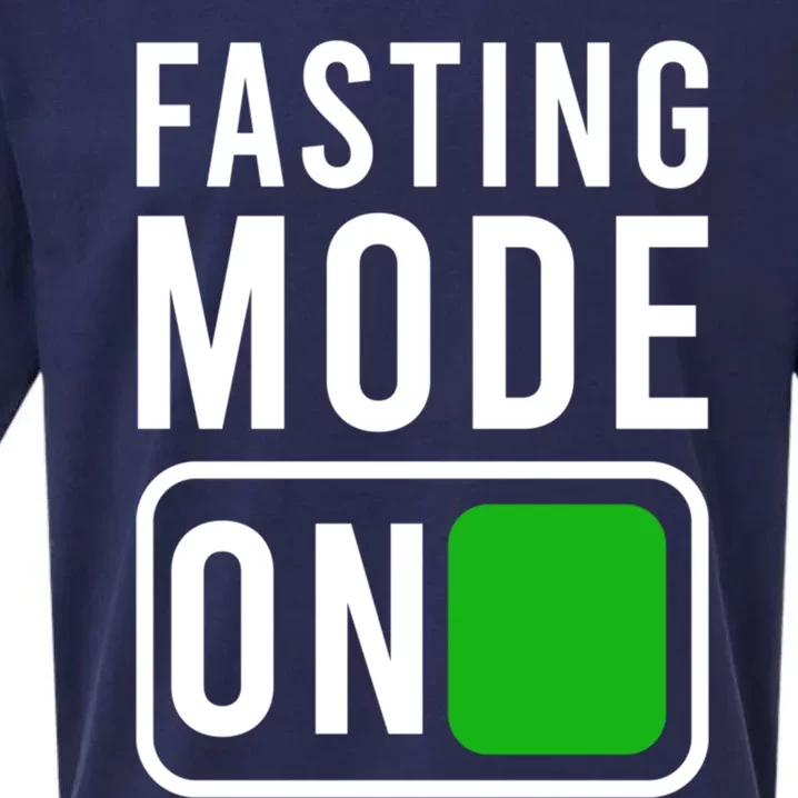 Fasting Mode On Ramadan Gift Sueded Cloud Jersey T-Shirt