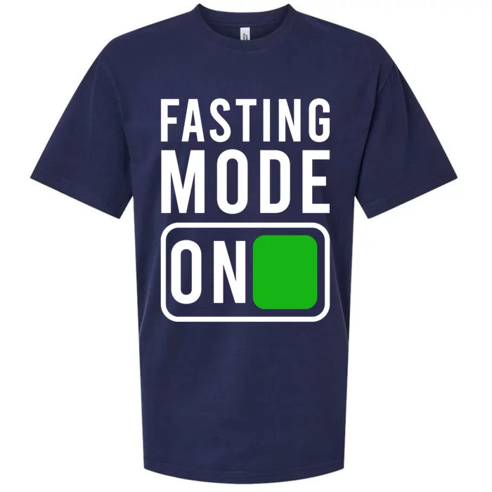 Fasting Mode On Ramadan Gift Sueded Cloud Jersey T-Shirt