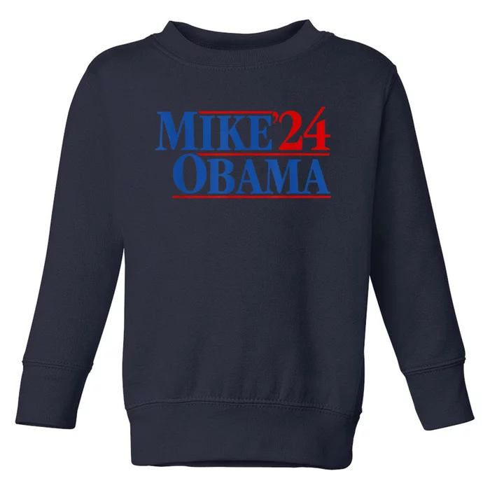 Funny Mike Obama 2024 Toddler Sweatshirt