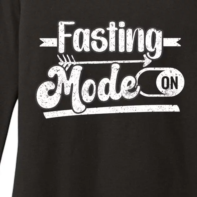 Fasting Mode On Cool Gift Womens CVC Long Sleeve Shirt