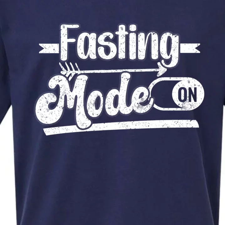 Fasting Mode On Cool Gift Sueded Cloud Jersey T-Shirt