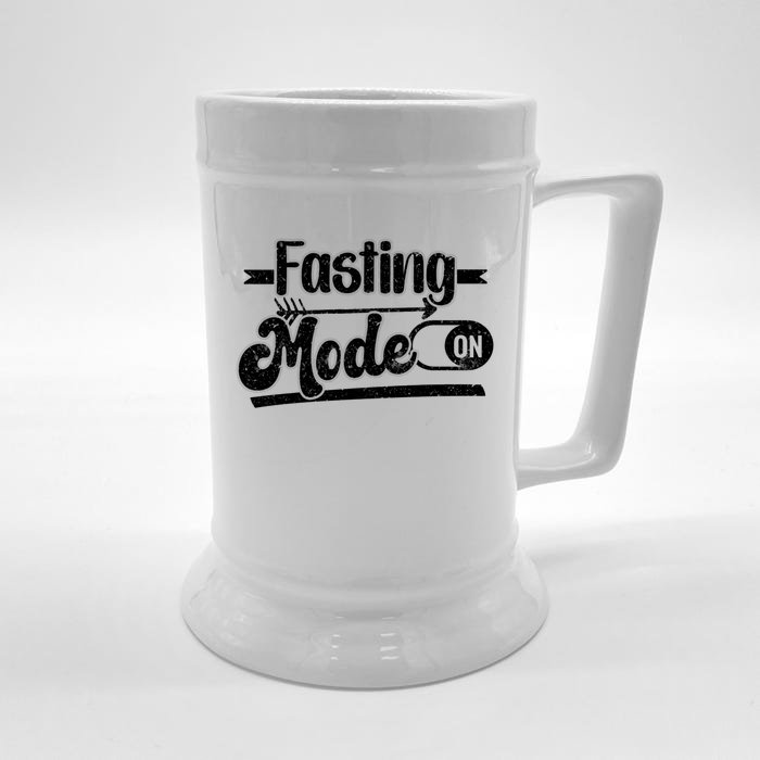 Fasting Mode On Cool Gift Front & Back Beer Stein