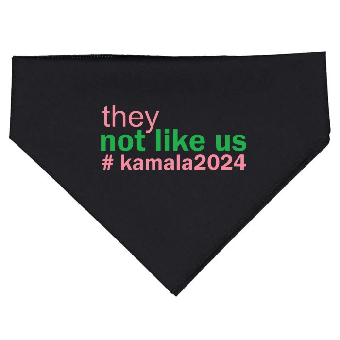 Femininomenon Madam Pres Kamala They Not Like Us Brat USA-Made Doggie Bandana