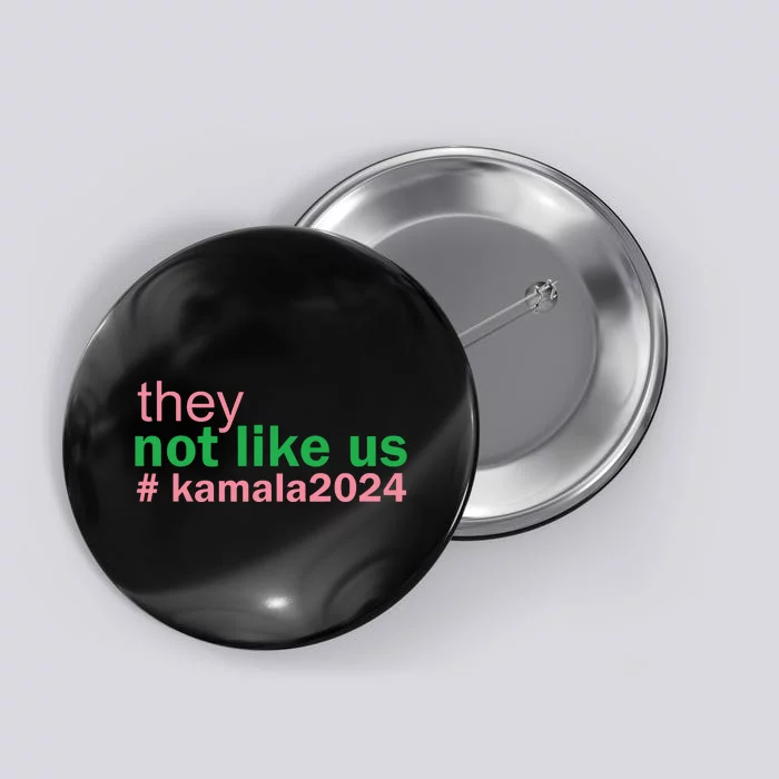 Femininomenon Madam Pres Kamala They Not Like Us Brat Button