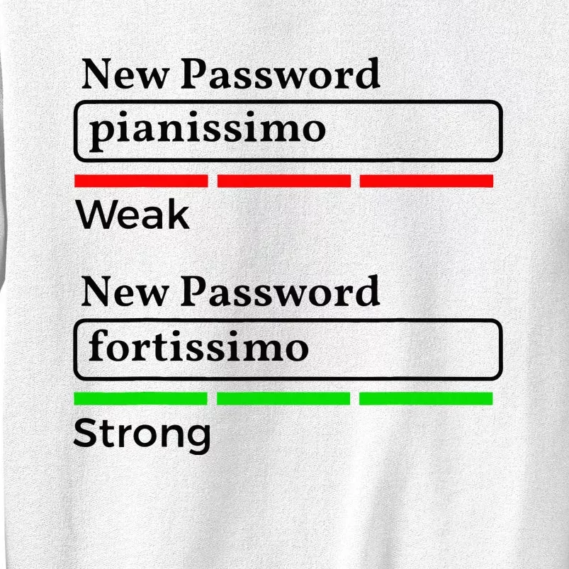 Funny Musician Password Classical Music Theory Class Jokes Sweatshirt