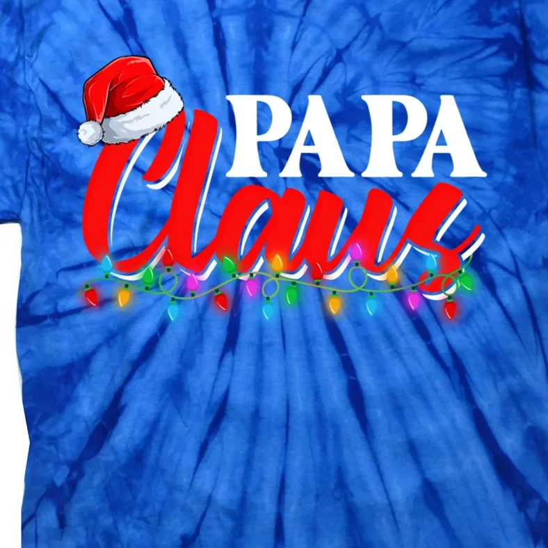 Family Matching Papa Claus Lighting Santa Merry Christmas Cute Gift Tie-Dye T-Shirt