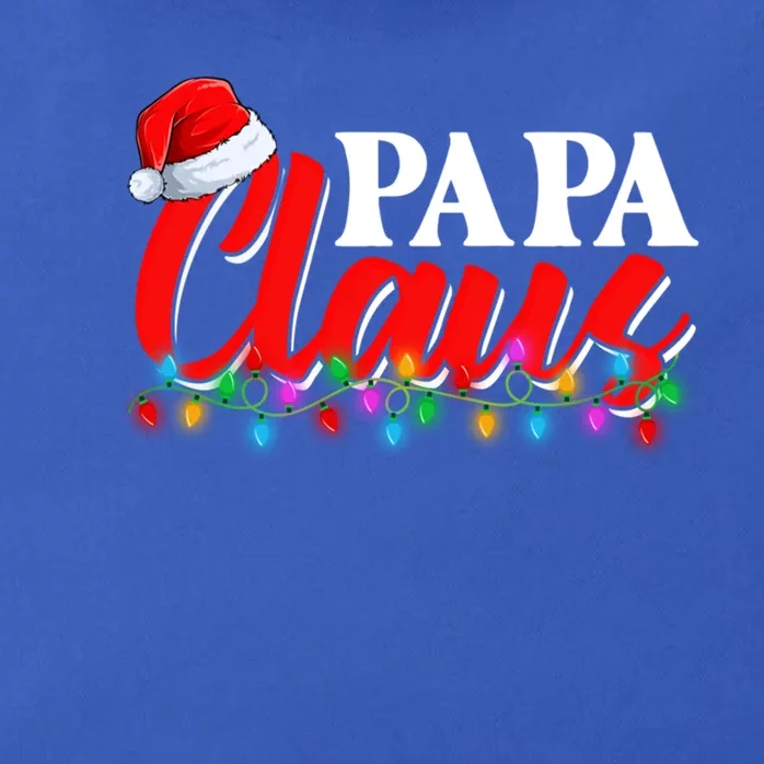 Family Matching Papa Claus Lighting Santa Merry Christmas Cute Gift Zip Tote Bag