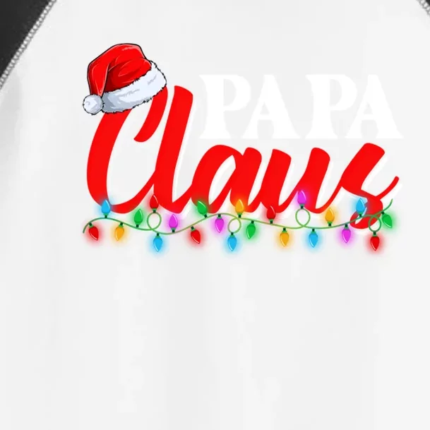 Family Matching Papa Claus Lighting Santa Merry Christmas Cute Gift Toddler Fine Jersey T-Shirt