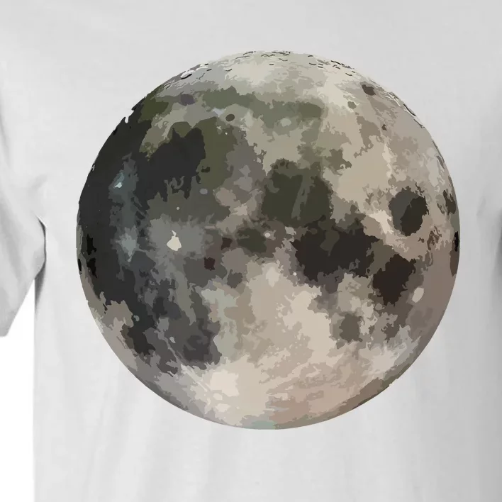 Full Moon Phase Space Love Photography Astronomy Tall T-Shirt