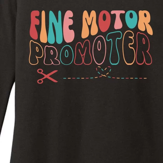 Fine Motor Promoter Ticket Funny Womens CVC Long Sleeve Shirt