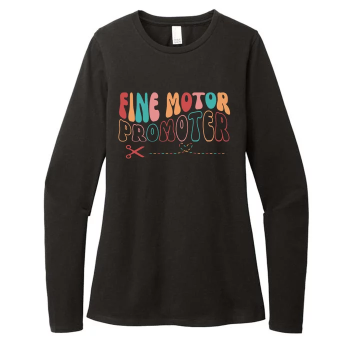 Fine Motor Promoter Ticket Funny Womens CVC Long Sleeve Shirt