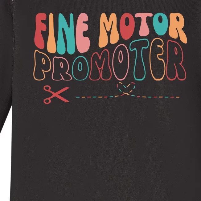 Fine Motor Promoter Ticket Funny Baby Long Sleeve Bodysuit