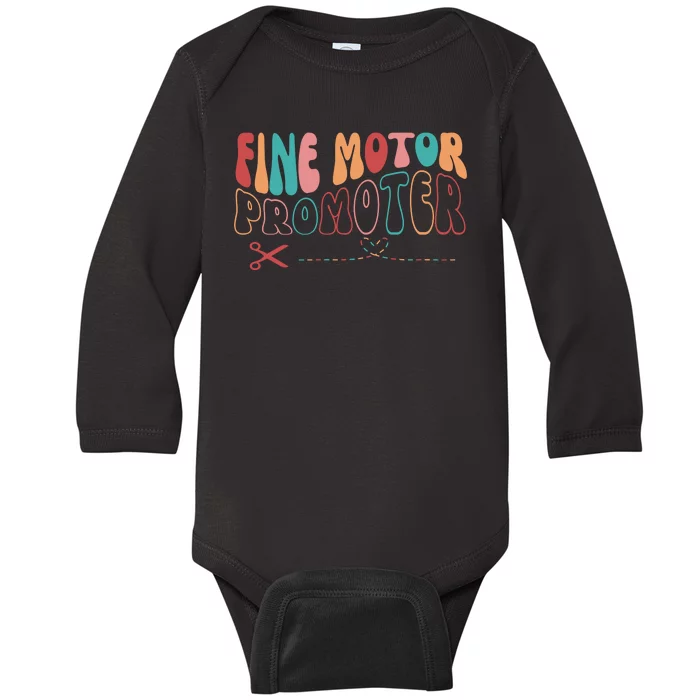 Fine Motor Promoter Ticket Funny Baby Long Sleeve Bodysuit