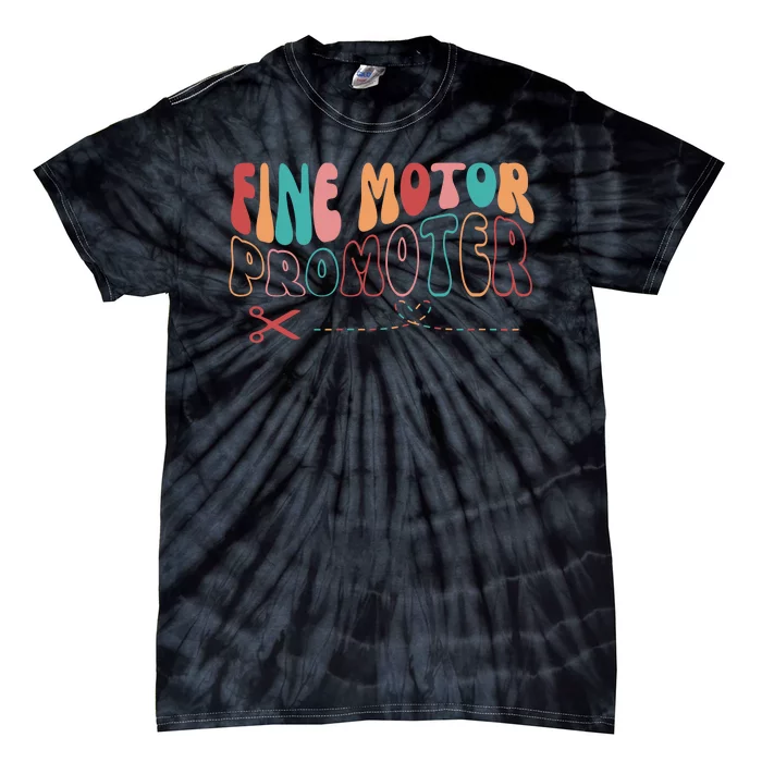 Fine Motor Promoter Ticket Funny Tie-Dye T-Shirt