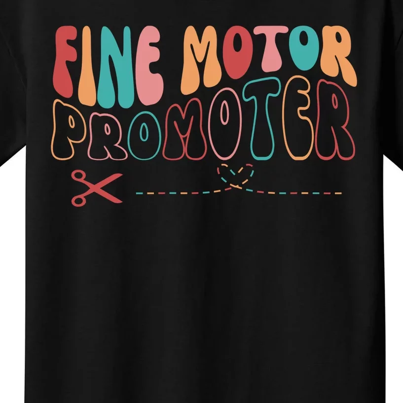 Fine Motor Promoter Ticket Funny Kids T-Shirt