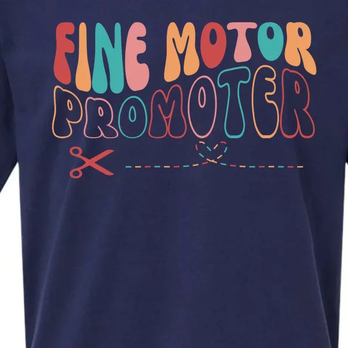 Fine Motor Promoter Ticket Funny Sueded Cloud Jersey T-Shirt