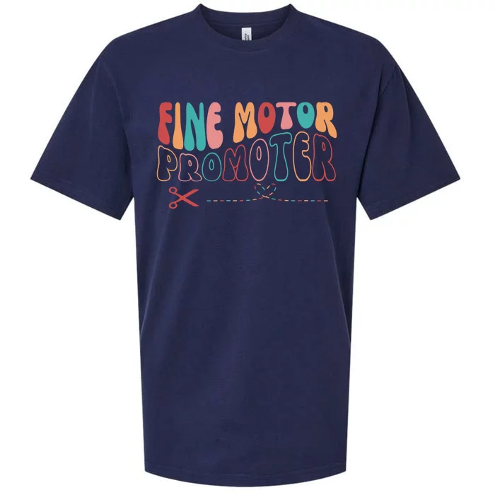 Fine Motor Promoter Ticket Funny Sueded Cloud Jersey T-Shirt