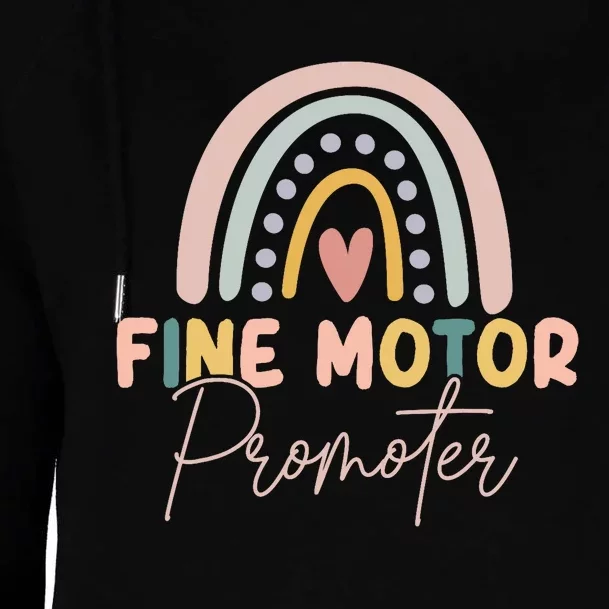 Fine Motor Promoter Cute Occupational Therapy Sensory Love Womens Funnel Neck Pullover Hood