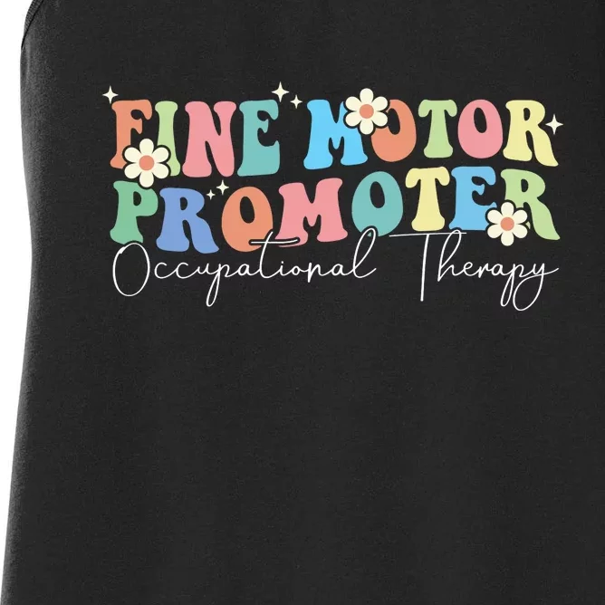 Fine Motor Promoter FUNNY Occupational Therapy Sensory LOVE Women's Racerback Tank