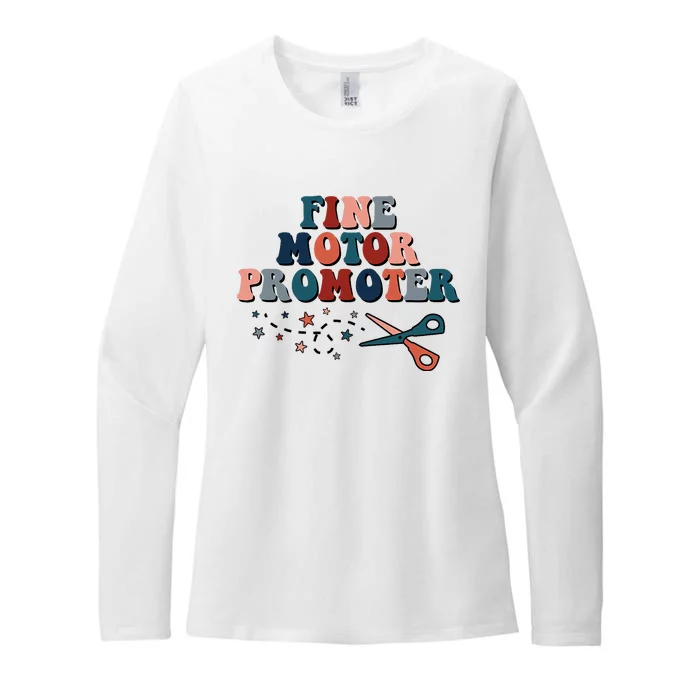 Fine Motor Promoter Occupational Therapy OT Job Therapist Womens CVC Long Sleeve Shirt