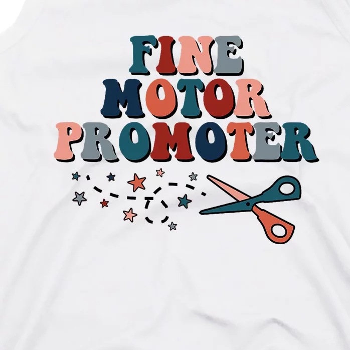 Fine Motor Promoter Occupational Therapy OT Job Therapist Tank Top